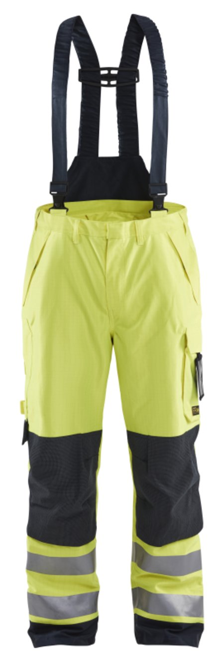 Blåkläder Multinorm shell werkbroek 18811532 High-Vis Geel/Marineblauw