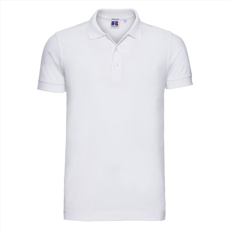 Russell Men Fitted Stretch Polo