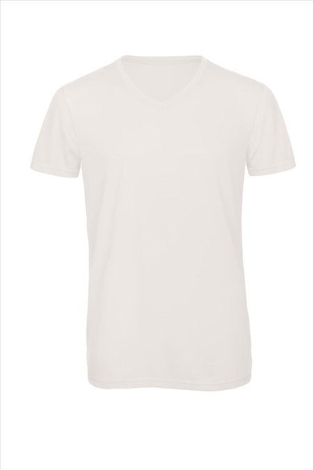 B&C Triblend V-neck T Men