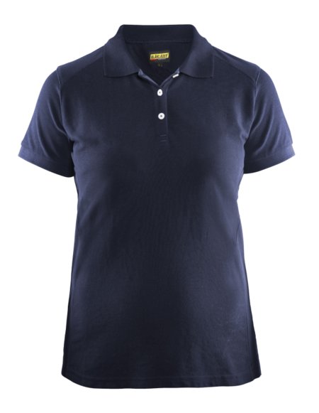 Blåkläder Dames poloshirt piqué 33901050 Marineblauw