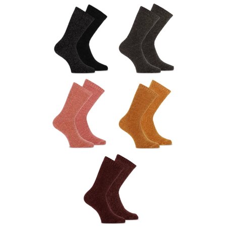 Homesocks Basset Chenille Uni en Lurex 2-pack 15038