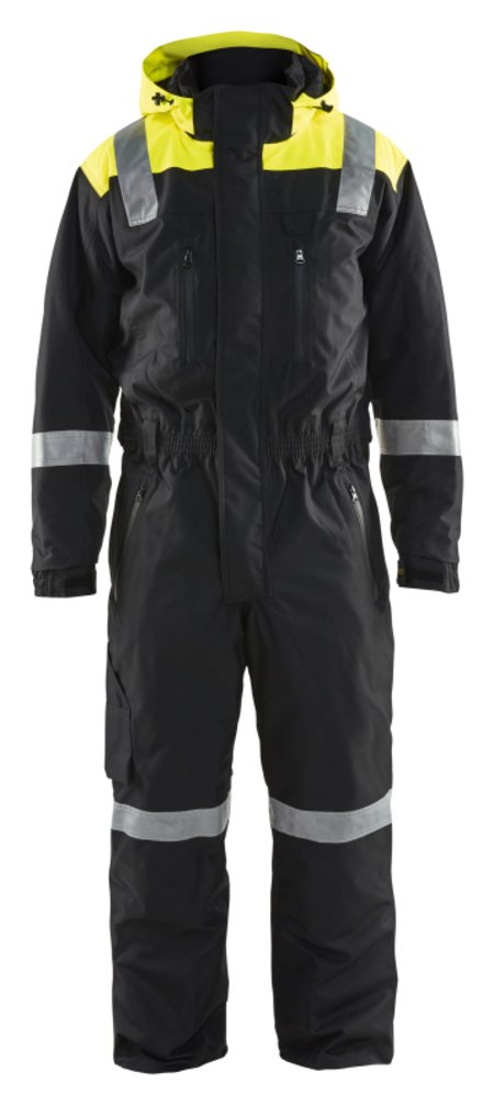 Blåkläder Winteroverall 67871977 Zwart/High-Vis Geel