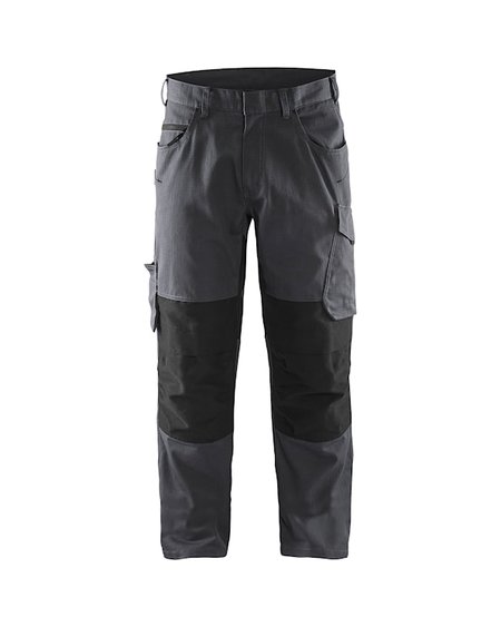 Blåkläder Service werkbroek met stretch zonder spijkerzakken 14951330 Medium Grijs/Zwart