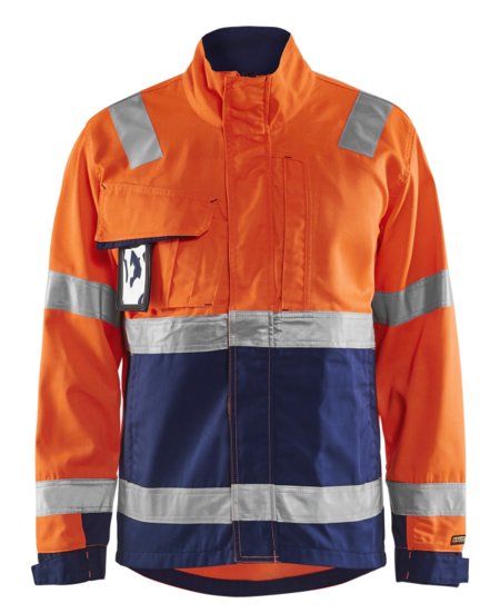 Blåkläder Jack High-Vis 40641811 High-Vis Oranje/Marineblauw