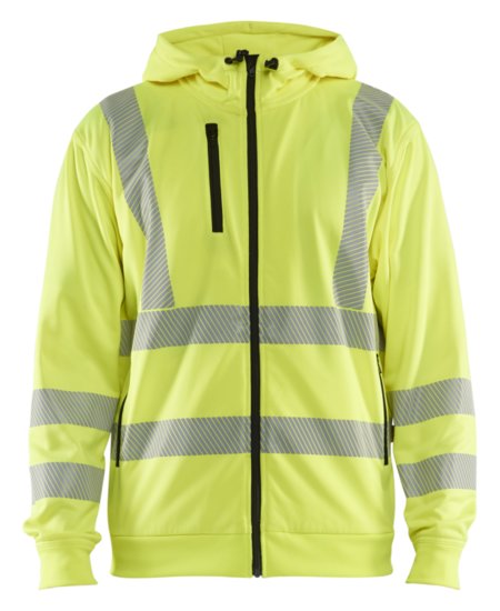 Blåkläder High-Vis Hoodie met rits 35652538 High-Vis Geel