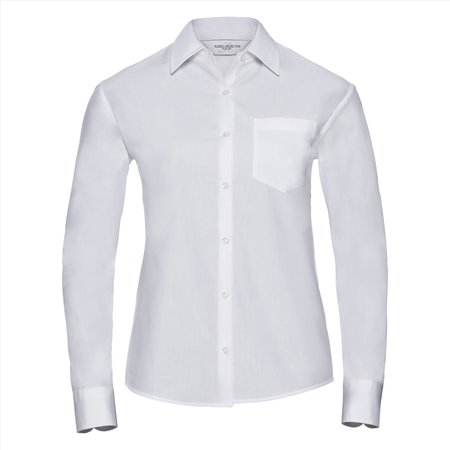 Russell Ladies LSL Classic Pure Cotton Poplin Shirt