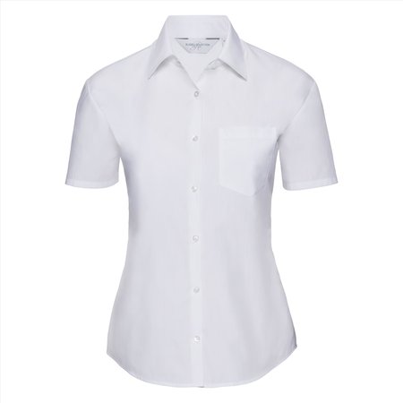 Russell Ladies SS Clas. Polycotton Poplin Shirt